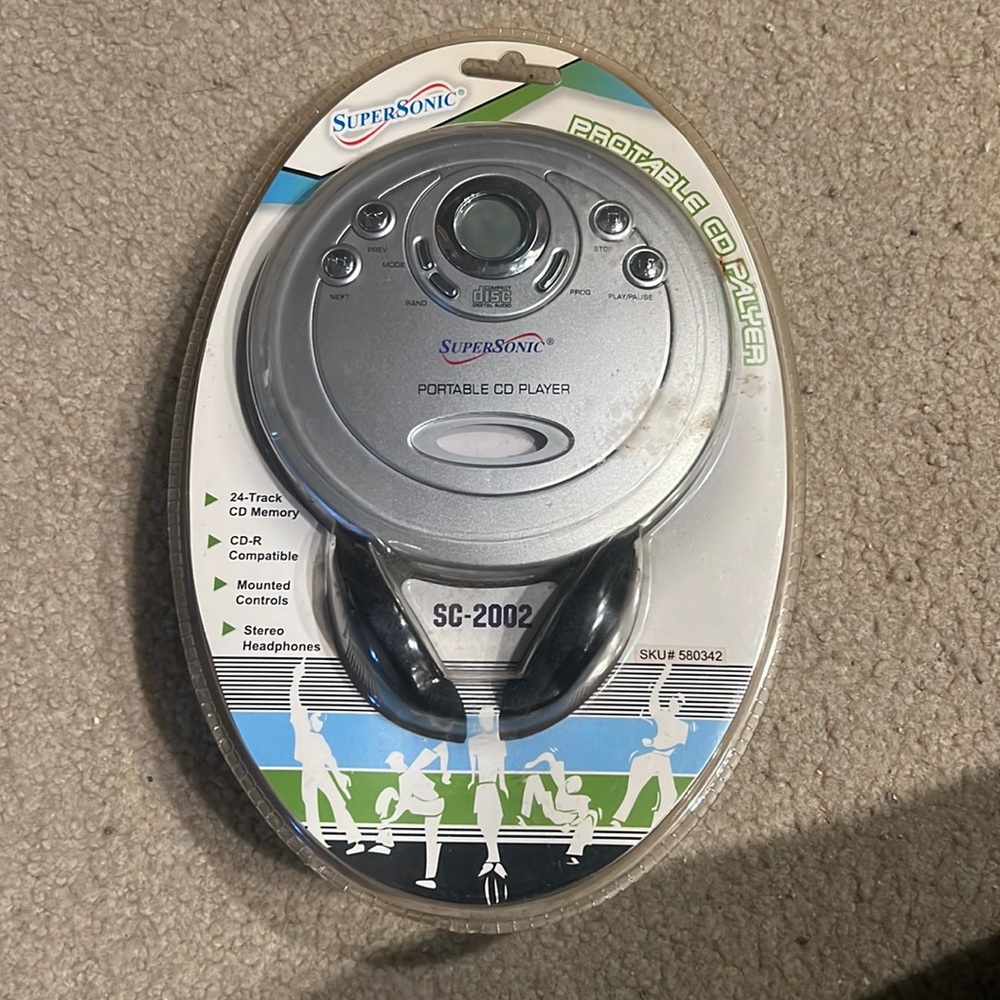 Portable Cd player in case